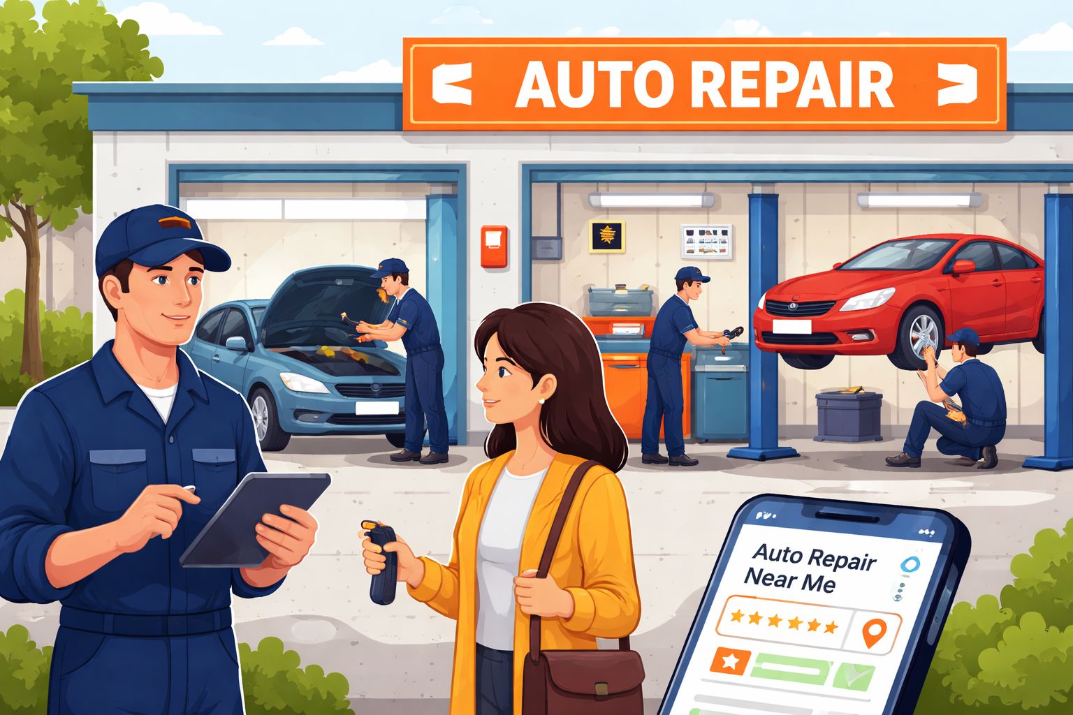 How Auto Repair Shops Capture High-Intent Local Searches